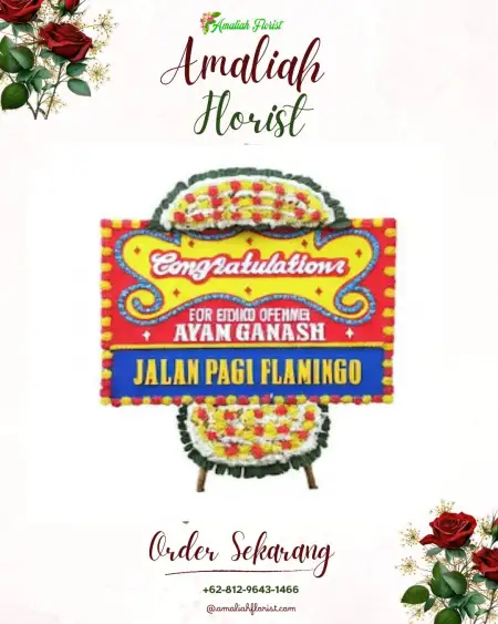 Sewa Papan Bunga Senggi